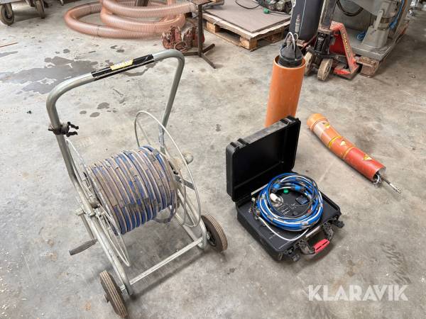 Kloakrenoveringssystem MultiLining, slangevogn med ca. 40 m luftslange
