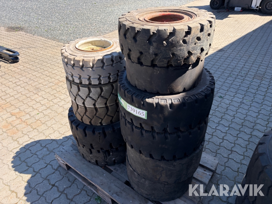 Hjul til Trucks massive med fælge - 11 styk