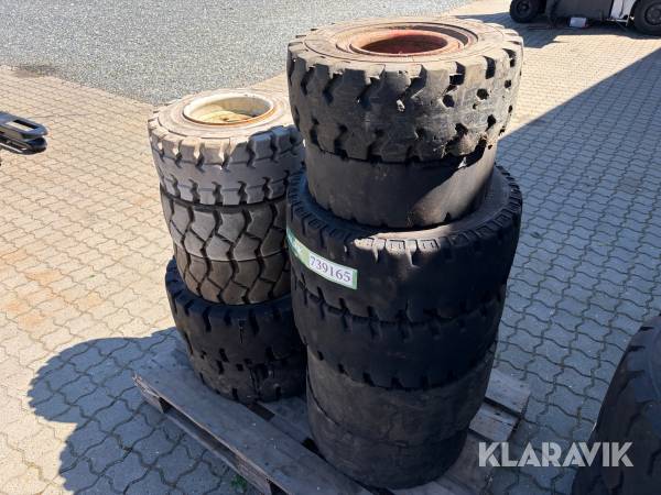 Hjul til Trucks massive med fælge - 11 styk