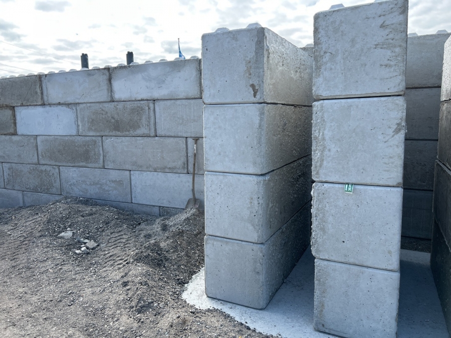 Beton Lego klodser Beton 12stk