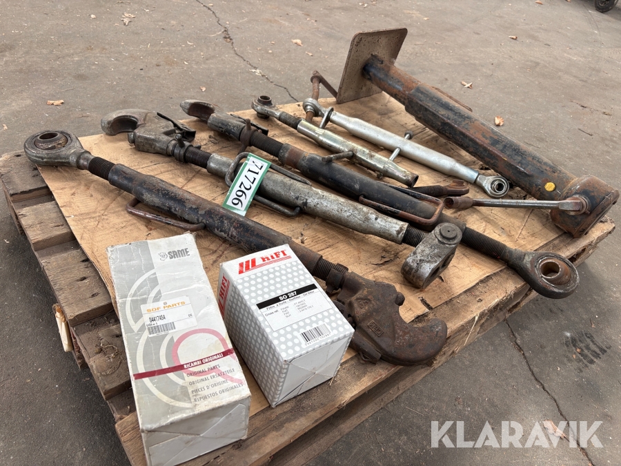 Topstænger, støtteben og filtre