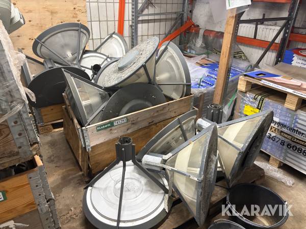 Udendørs gadelamper Thorn ca 19 styk.
