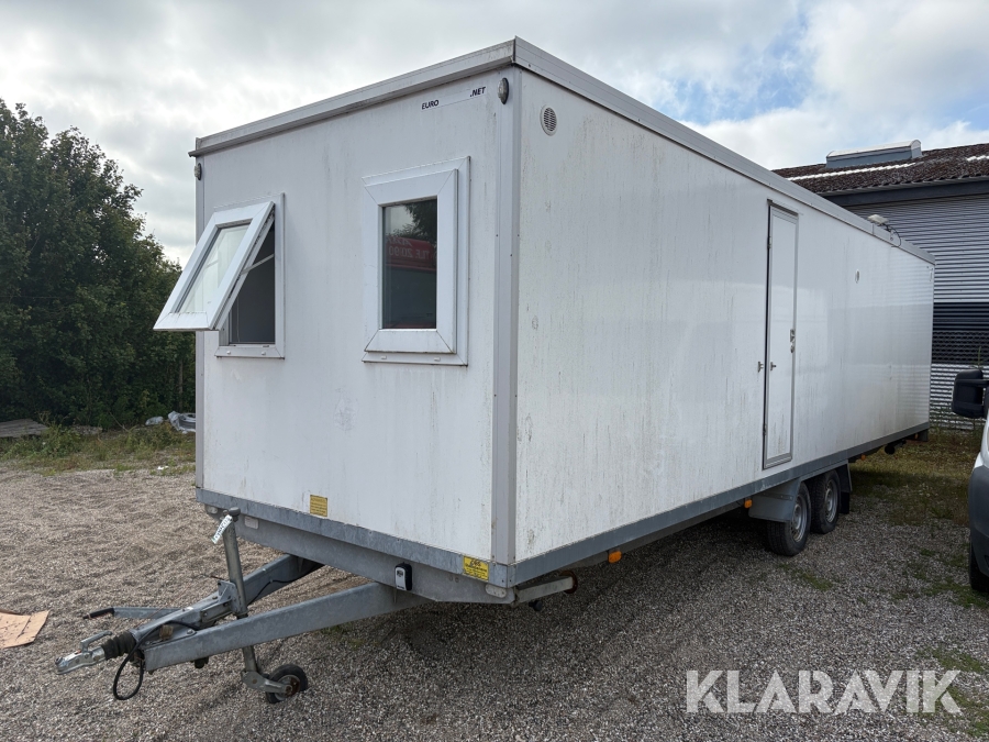 Skur/beboelsesvogn Eurowagon 33XL