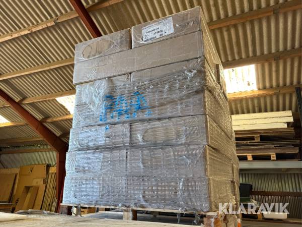Akustik- og loftsplader Rockfon Industrial Nature stenuld 407,82 m2 3 paller (42 kasser)
