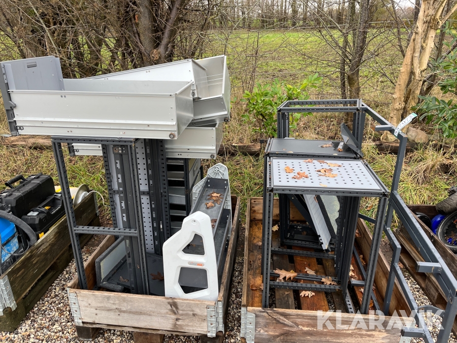 Indretning varebil Modulsystem Skuffe system