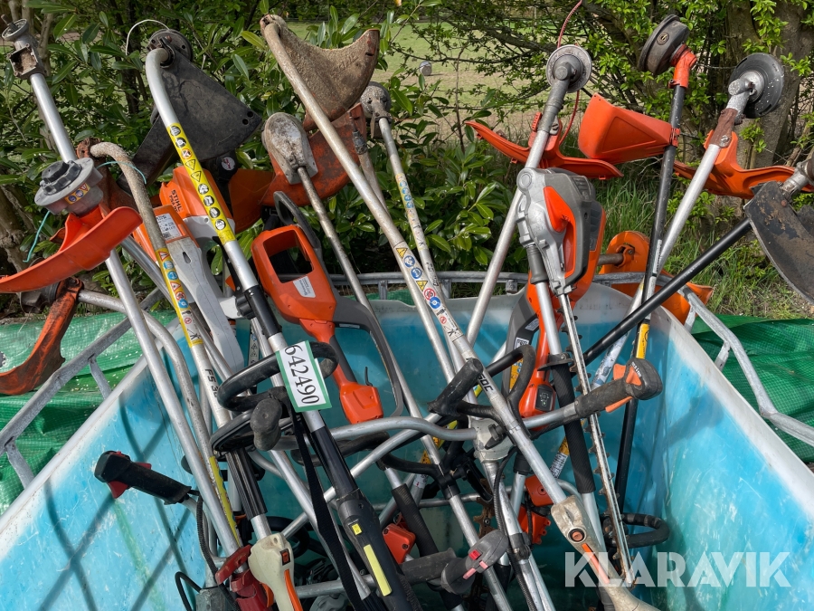 Blandet lot Buskrydder STIHL, Huqvarna