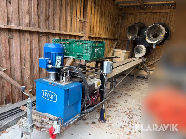 Netmaskine HYMO 4,0 kW / 400 V hydraulisk el og benzindrevet - til juletræer