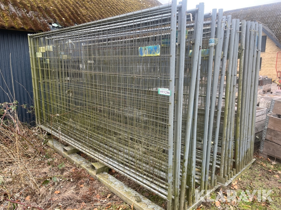 Byggehegn Med bundrammer 29 hegn
