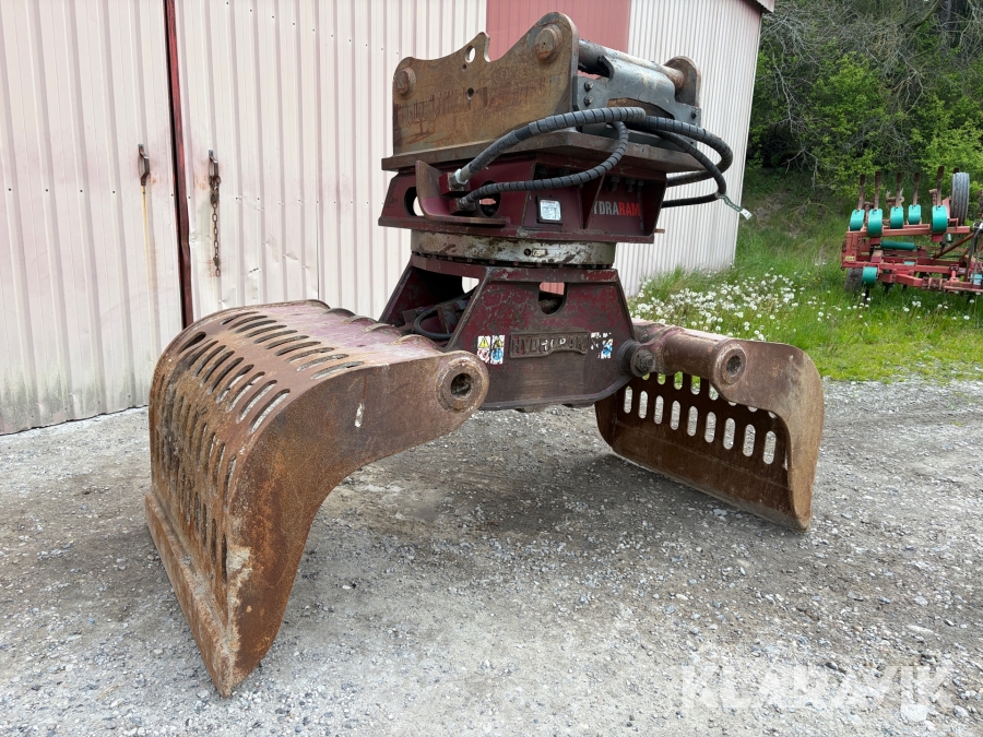 Sorteringsgrab Hydraram HDG-310R med rotor og OilQuick-tilslutning