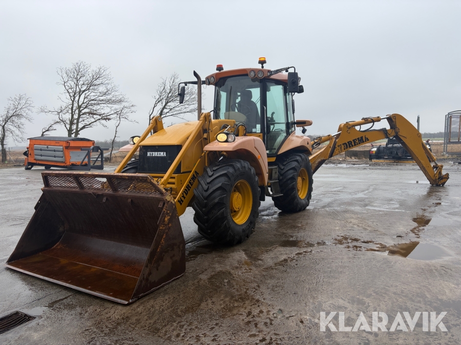 Rendegraver Hydrema 906E med centralsmøring