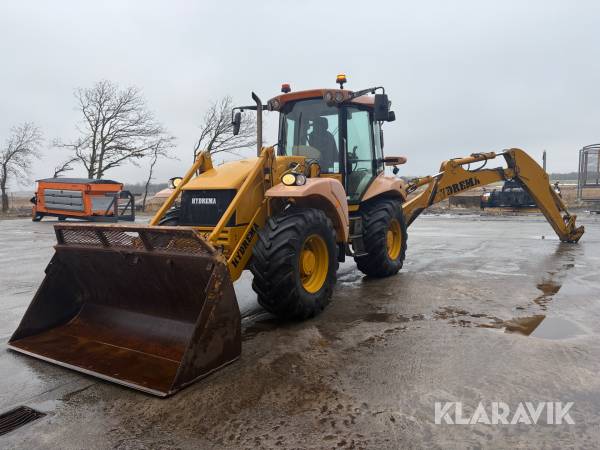 Rendegraver Hydrema 906E med centralsmøring