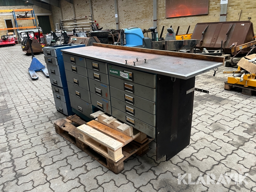 Bil inventar HH Modul-system med arbejdsbord