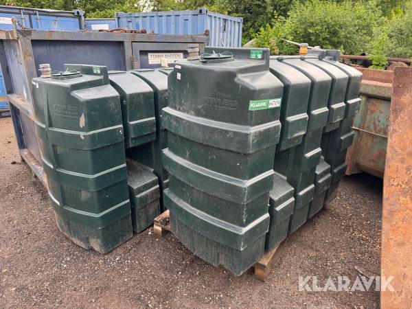 Olie tanke Kingspan Miljøcontainere A/S R-1225 Liter Titan Eko - 2 styks