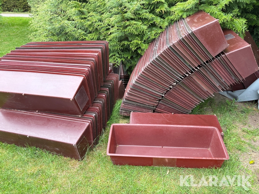 Foder/plante kasser 100styk