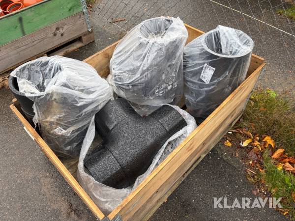Assorterede kloak og afløbsrør - 4 dele