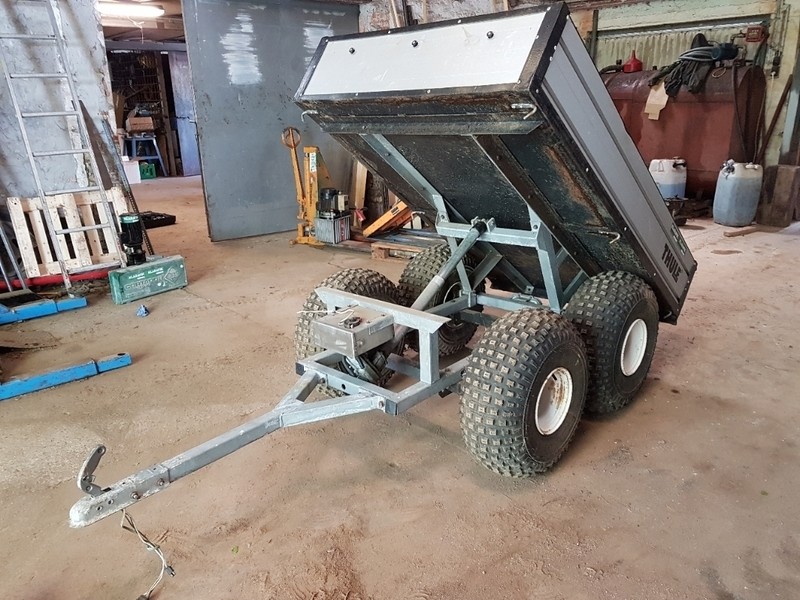 Tipvogn til ATV mm