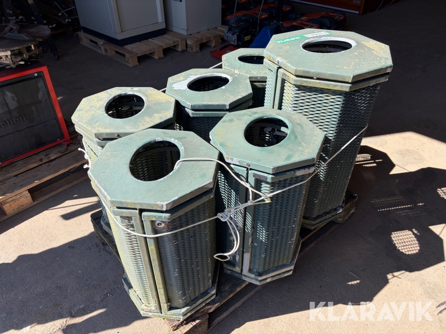 Skraldespande B-M-Vamdrup 6 styk