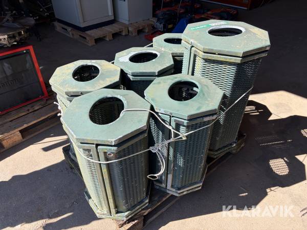 Skraldespande B-M-Vamdrup 6 styk