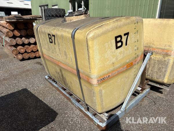 Vandtank 2000L