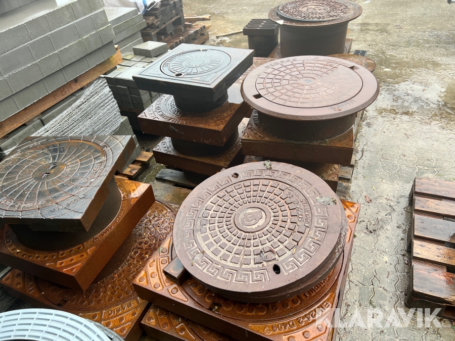 Brønddæksler Ulefos - Furnes Støbejern