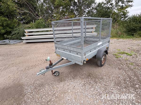 Trailer Brenderup med net sider 