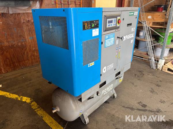 Skruekompressor Power System Pascal 15-10-270 DF Reparationsgenstand