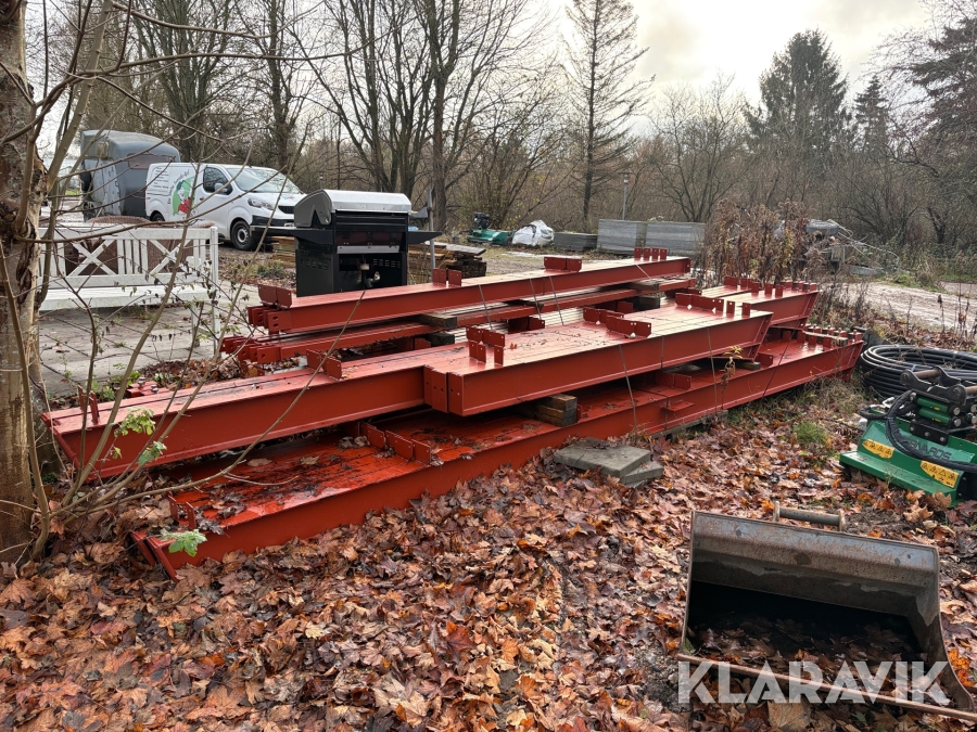 Stålkonstruktion til lagerhal 300 m2