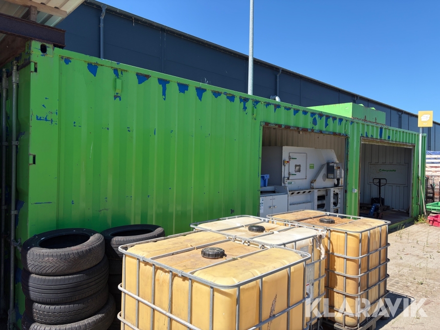 Pap/plast presser  + 40 fod container HMS HL 4010 LI