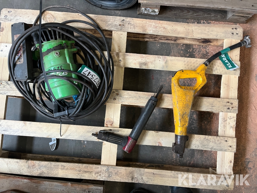 Betonhammer, dykpumpe og nålehammer Atlas Copco tzacho
