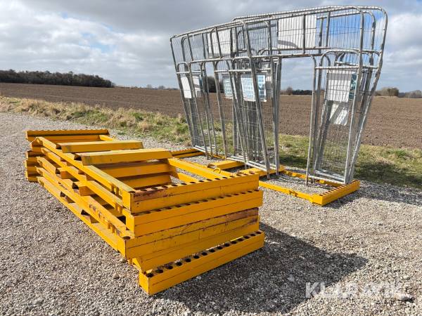 Mobilhegnsstativ 6styk  incl. indgangsmoduler 6styk Bgfix