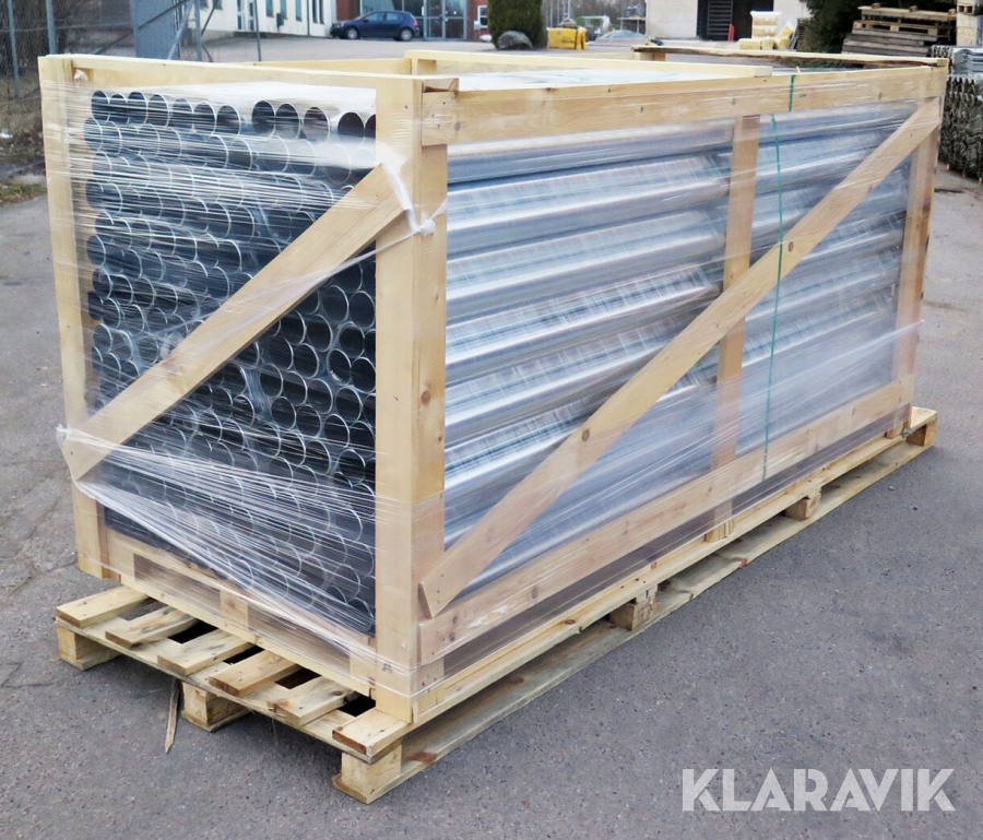 Nedløbsrør zink Ø76 mm 50 styk à 2500 mm