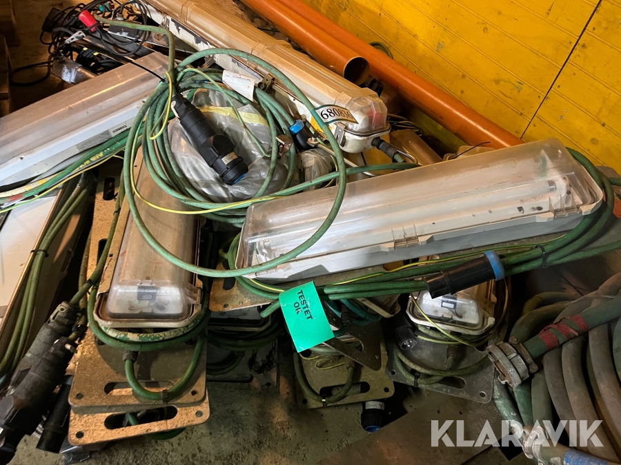 Arbejdslys Protecta Ip65/67 12 lamper