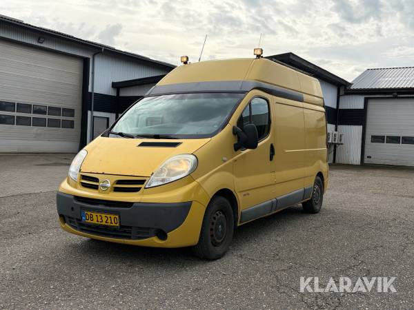 Følgebil Nissan Primastar 2,0 DCI