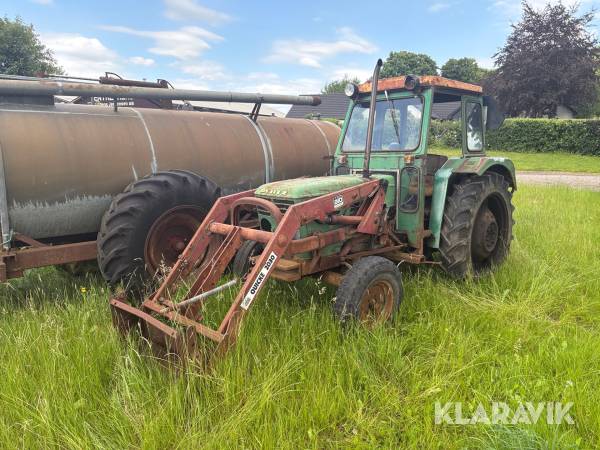 Veterantraktor Deutz D5006 med frontlæsser