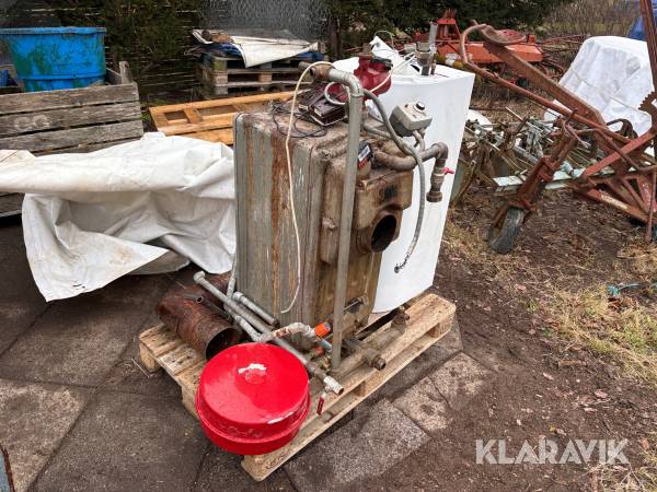 Oliefyr og varmtvandsbeholder Metro therm, Ribe jernstøberi 6440