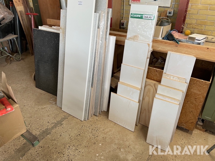 Vinduesplader og bordplader