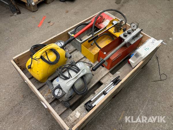 Trykprøve pumper - 5 styk