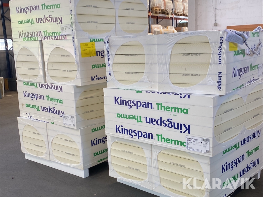 Isoleringsplader Kingspan Therma  i alt 60 m2
