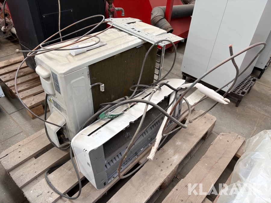 Varmepumpe Qlima S5232 ude og indvendig