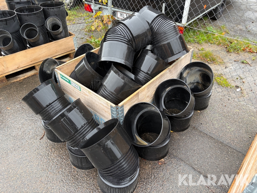 Assorterede kloak og afløbsrør - 17 dele