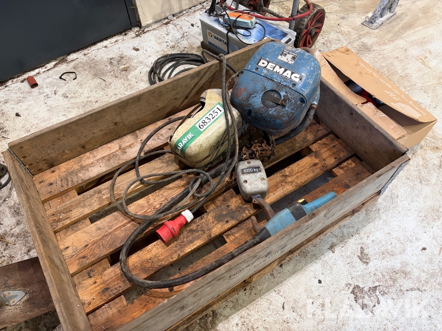 El kædetalje Demag 1000 kg