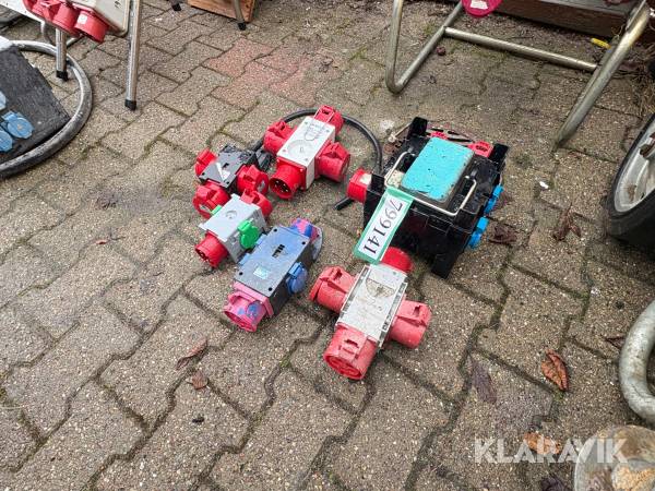 Fordelerbokse 6 styk