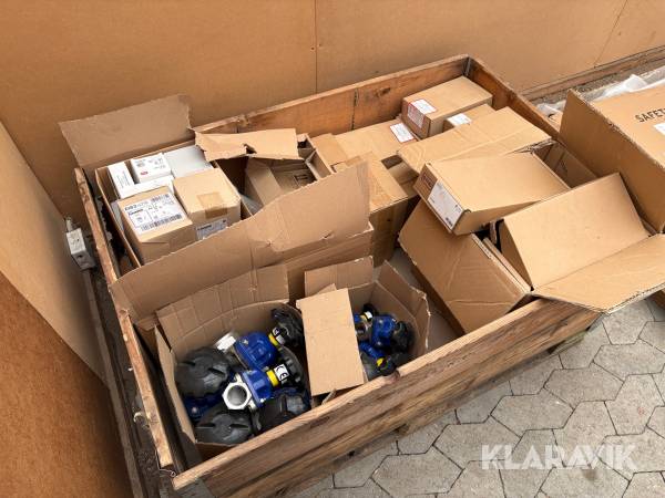 VVS, fittings, ventiler og installationsdele - 1 palle