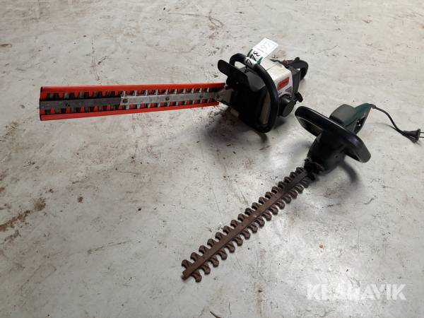 Hækklippere STIHL og Bosch Hs60av electronic og phs46g 2 styk