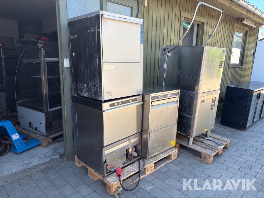 Industri opvaskemaskiner Wexiödisk / Zanussi - 4 styk