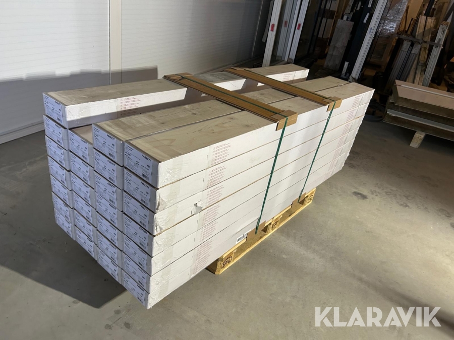 Parkett gulv HARO Oak sand White 85 m2