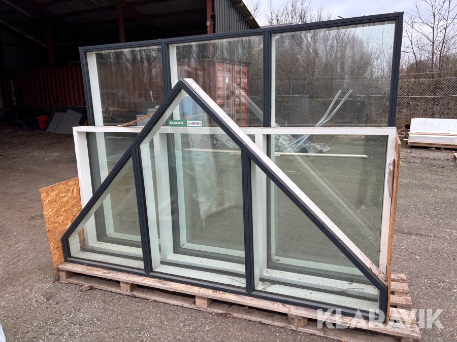 Vinduer Unik Funkis 3 lags træ Alu