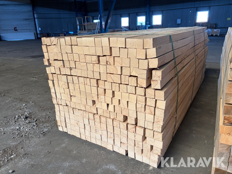 Lægter ovntørret bøg - palle med 255 styk