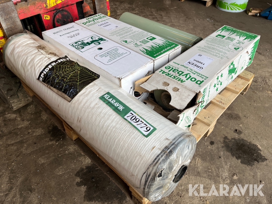 Diverse folie og net blandet