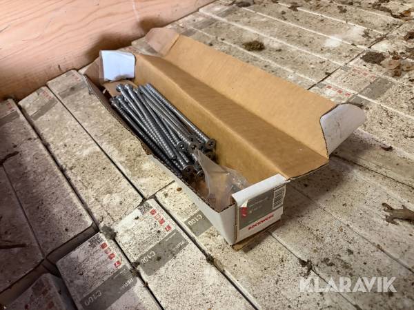 Skruer Redair C100 37 kasser á 25 styk